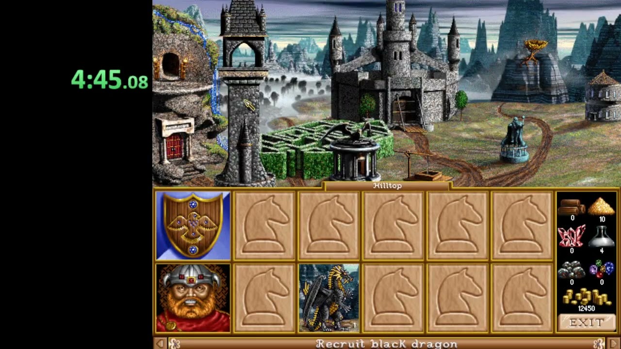 Heroes of Might and Magic 2 Speedrun - Pyramid - Impossible [10:56]