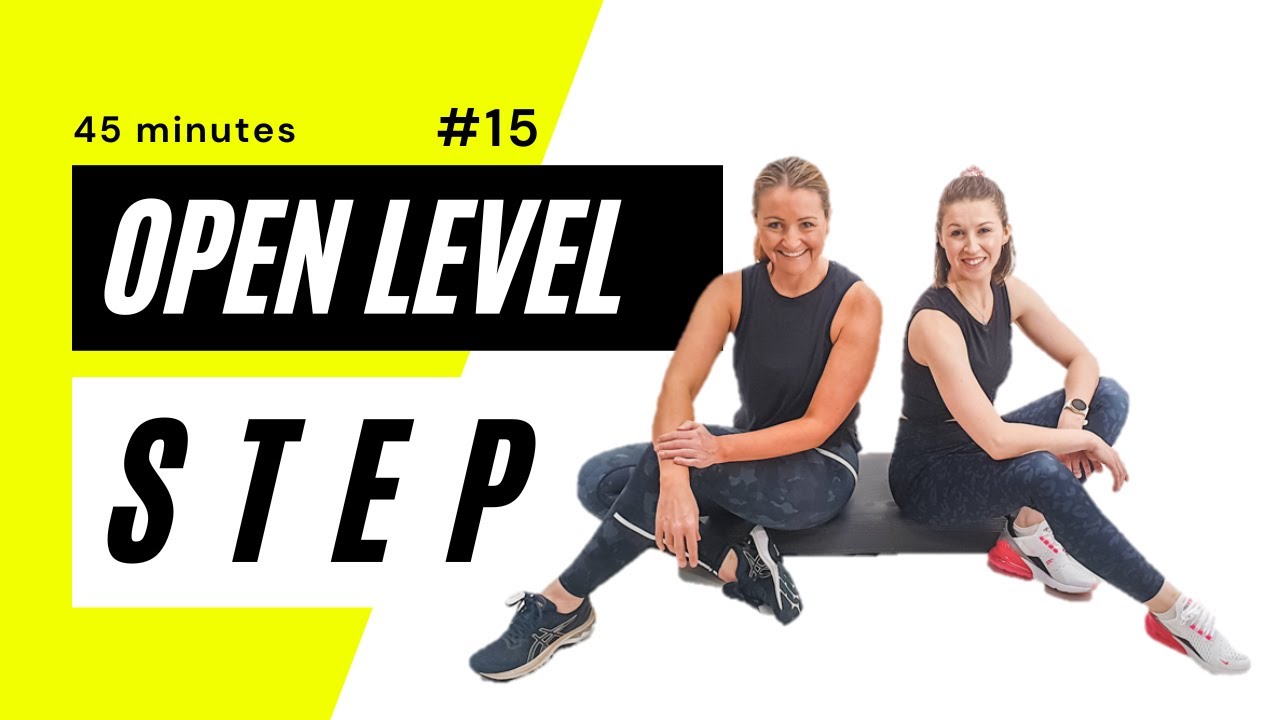 Step Aerobics Workout 💛 Basic - Intermediate #15 💛 Steppin' Good