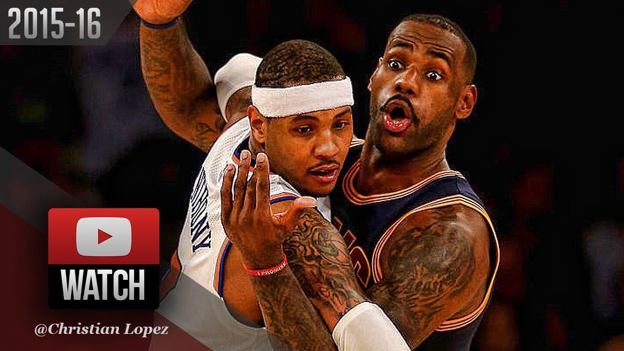 Throwback: LeBron James vs Carmelo Anthony EPIC Duel Highlights (2015.11.13) Knicks vs Cavaliers