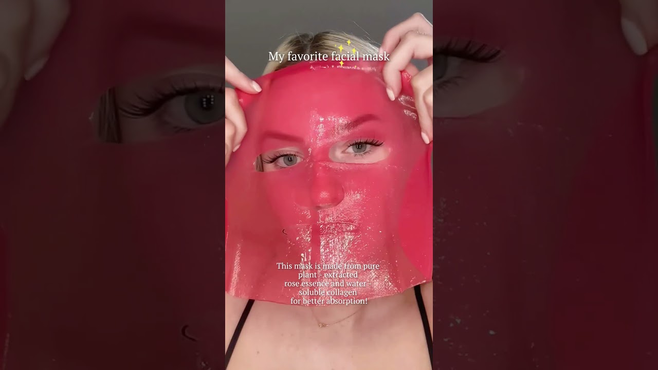 trying the viral overnight glass skin facemask 🧴🧼👀✨ 