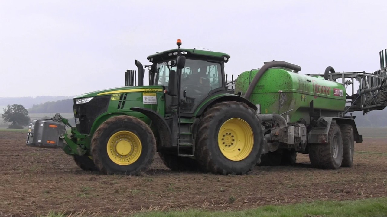 John Deere 7230R mit Eckart Fass & Claas Axion 930 mit Horsch Terrano-FM [HD]