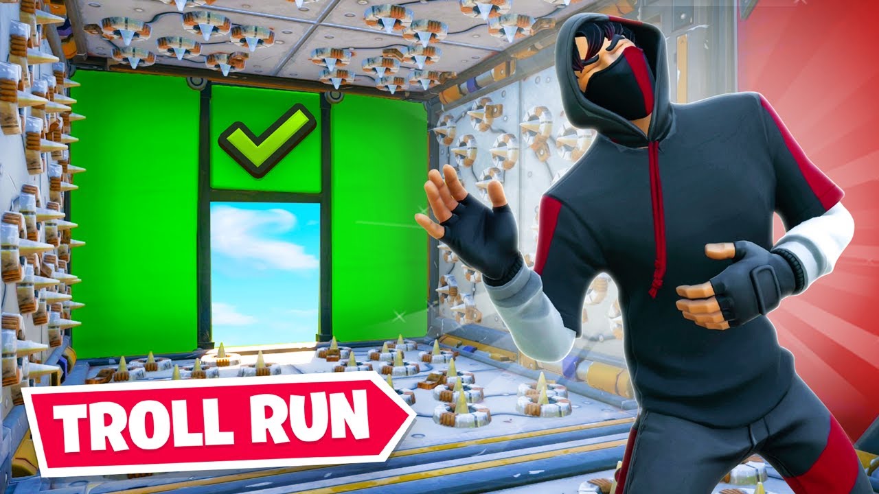 The 500 IQ Fortnite *TROLL* Deathrun