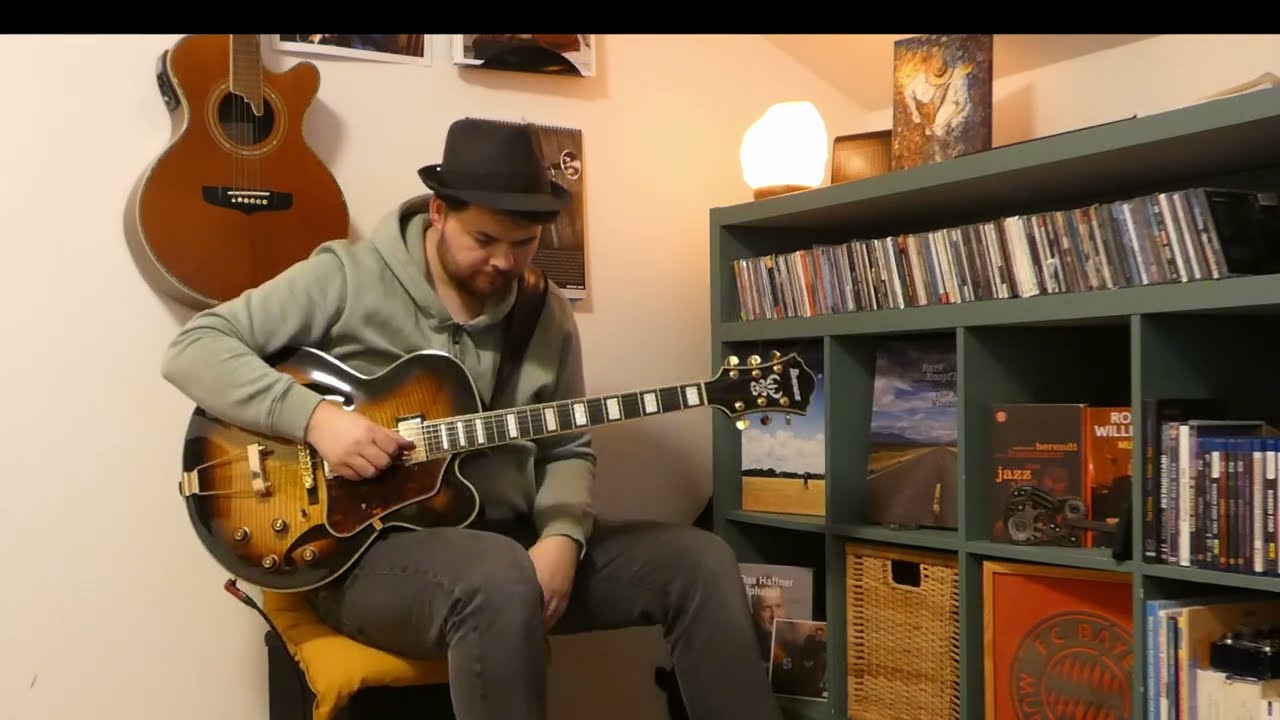 Groove Guitar Loop, Ibanez Guitar AF95FM, DV Mark Little Jazz and Boss Loop Station