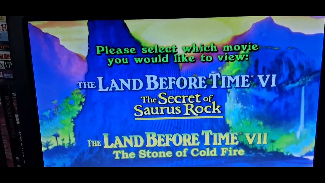 Opening to The Land Before Time 6 & 7 2014 DVD (2016 Reprint)