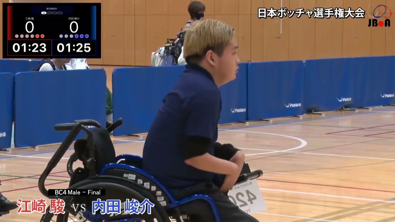 25th Japan Boccia Championships 21.01.2024. Final Shun Esaki vs. Shunsuke Uchida (BC4)