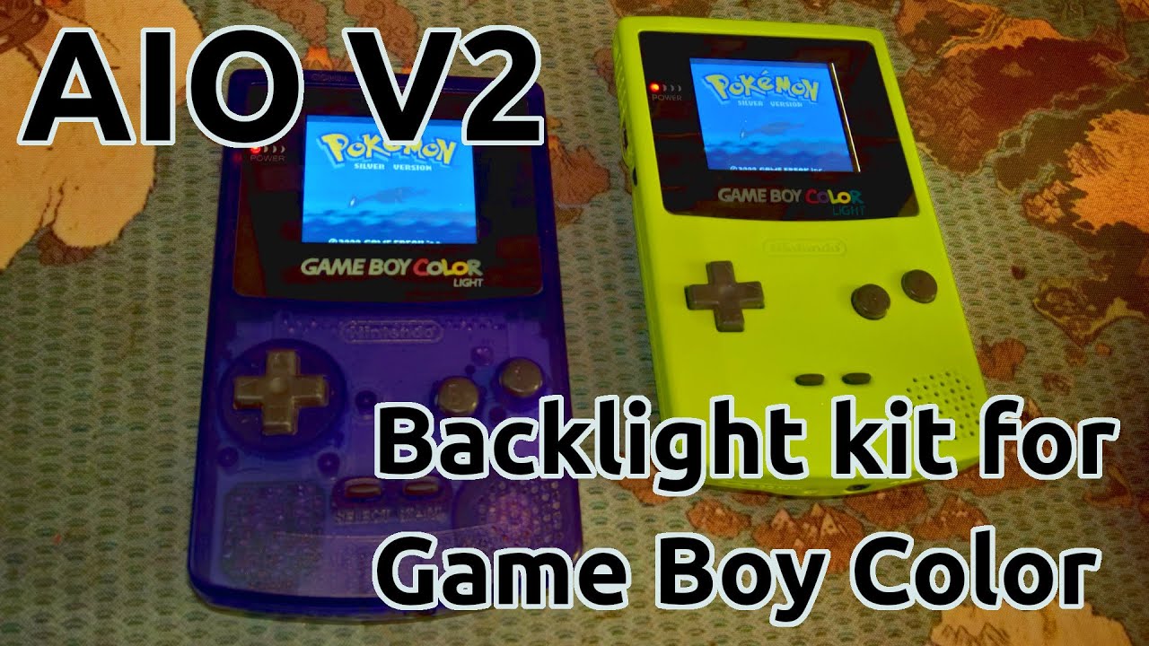 Installing a Backlight kit (HiVision AIO) in a Game Boy Color
