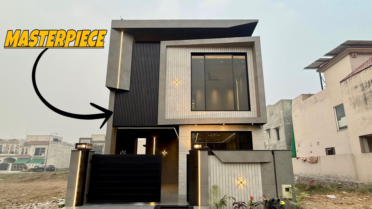Modern Masterpiece - A Stunning 5 Marla House For Sale in Dha Lahore