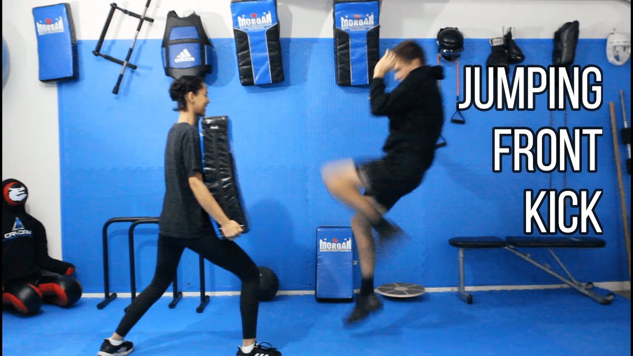 JUMPING FRONT KICK