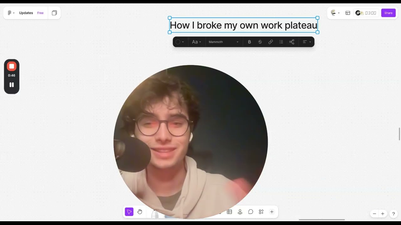 How I broke my own work plateau