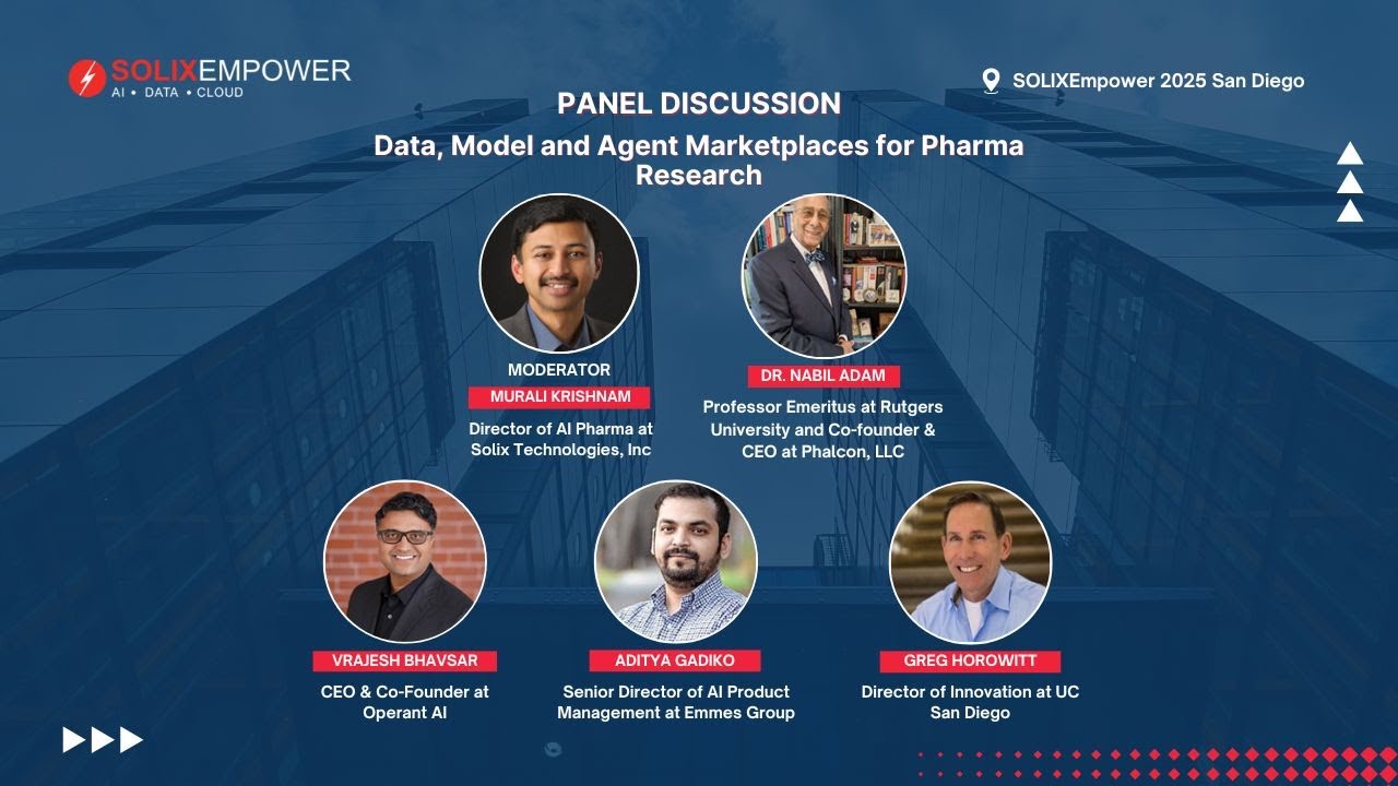 Panel Discussion: Data, Model and Agent Marketplaces for Pharma Research