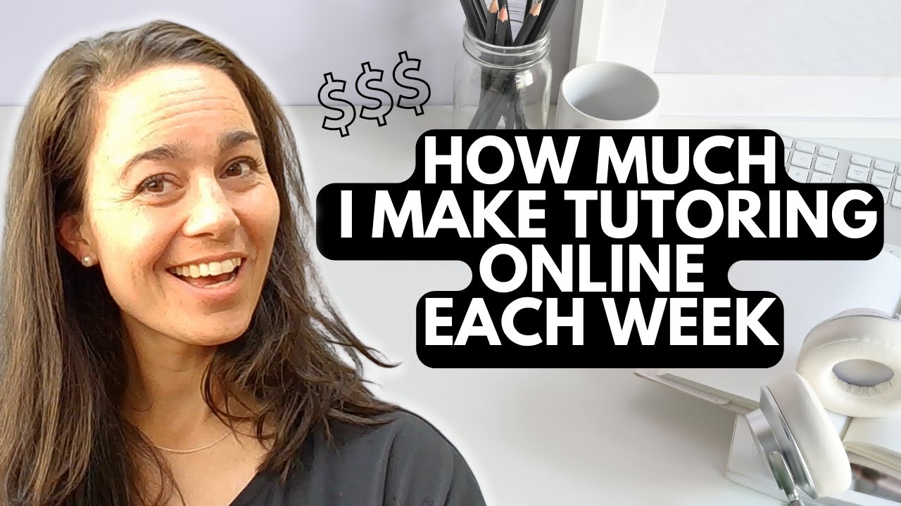 My weekly income as an independent online teacher.
