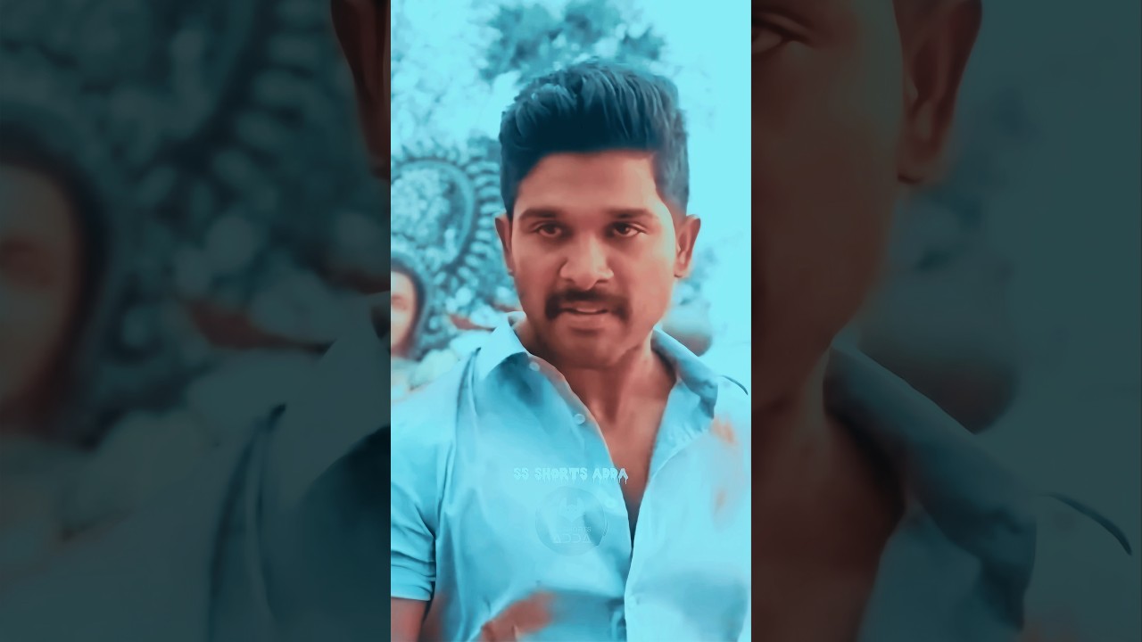 Allu Arjun 😈 జాను నాది సరైనోడు Mass Warning 💥#shorts #trending #telugu