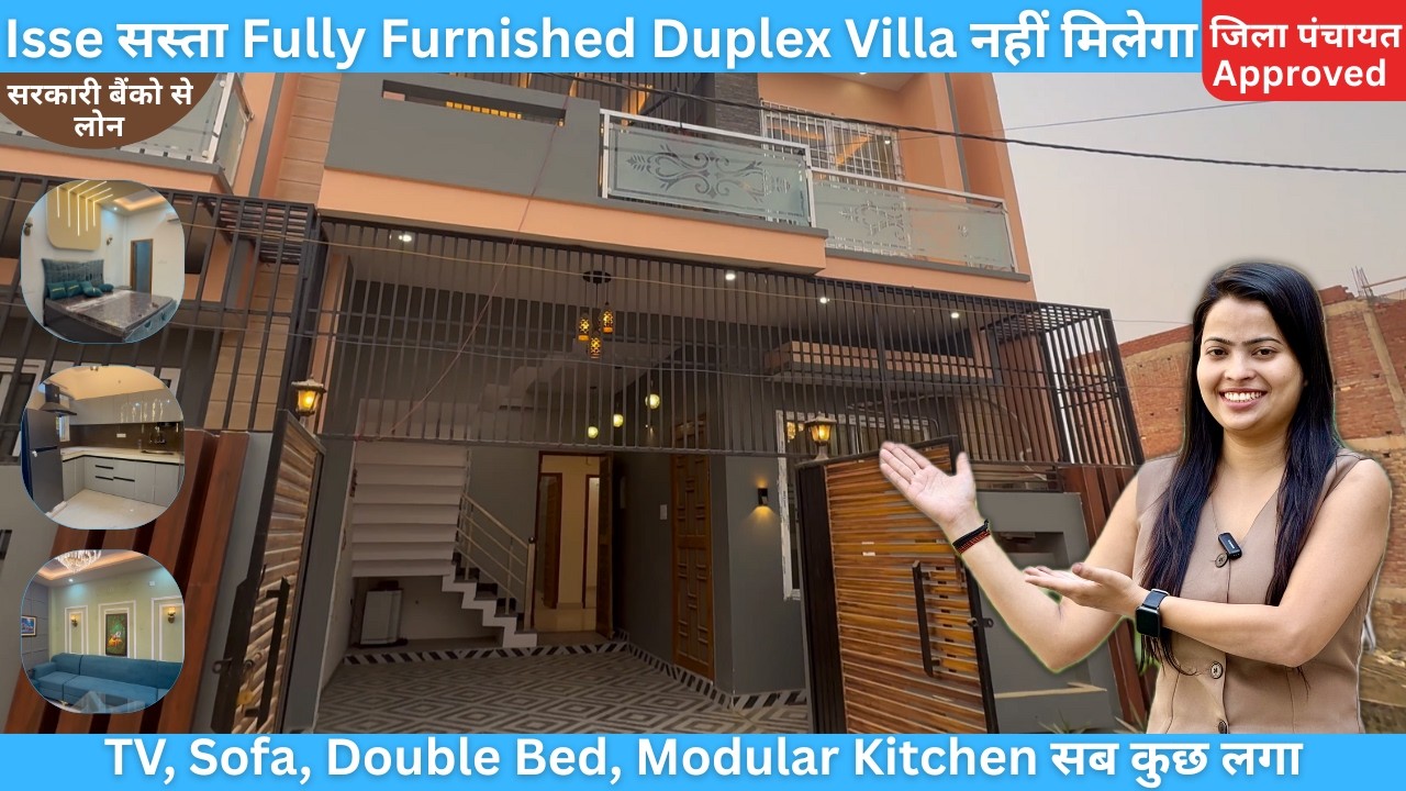 Luxurious palatial house 3 bhk Duplex Fully Furnished Row House For Sale in Lucknow - Ayodhya Road