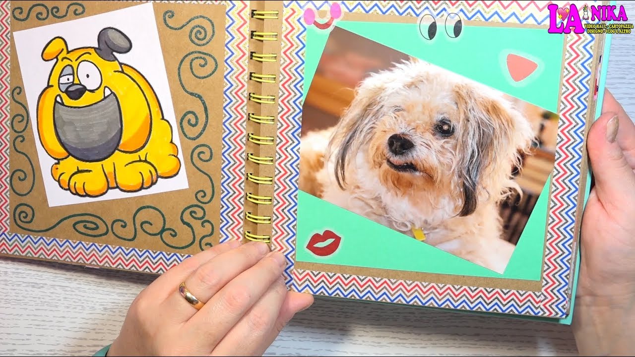SCRAPBOOKING KIT di TIGER ECCO COME HO FATTO LO SCRAPBOOK AL MIO CUCCIOLO CHICCO By Nika