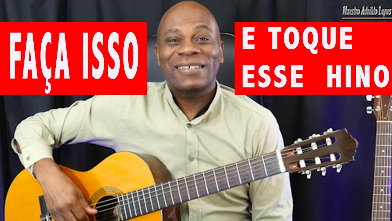 COMO TOCAR HINO DA HARPA NO VIOLÃO - NUM.200 _ O BONDOSO AMIGO🎸SIMPLIFICADO - AULA DE VIOLÃO