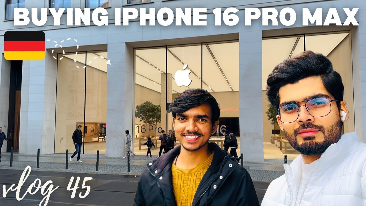 Is the iPhone 16 Pro Max Worth It? | Buying in Germany🇩🇪? | kitna sasta😌 | International student