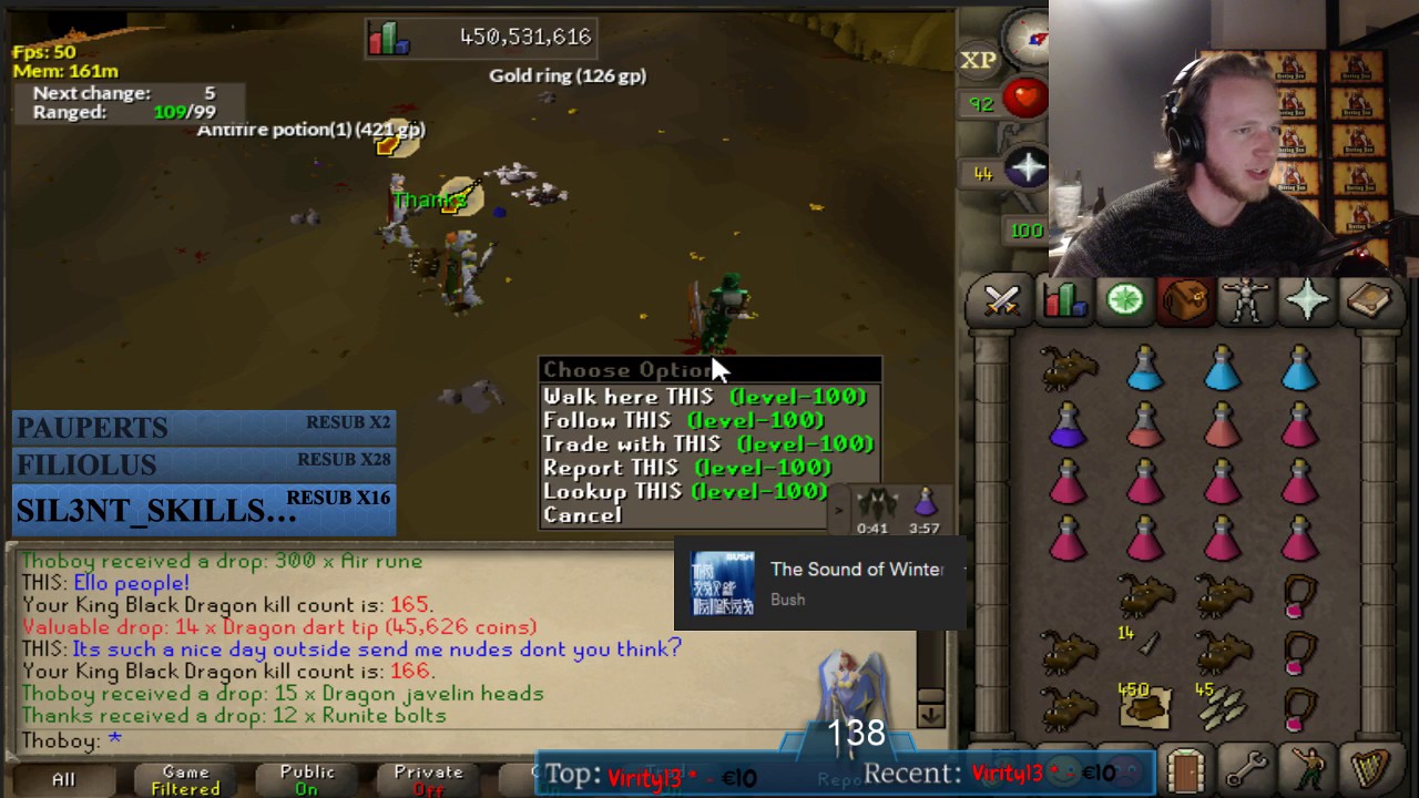 Duo King  black dragon with Twisted bow - Fastest pet