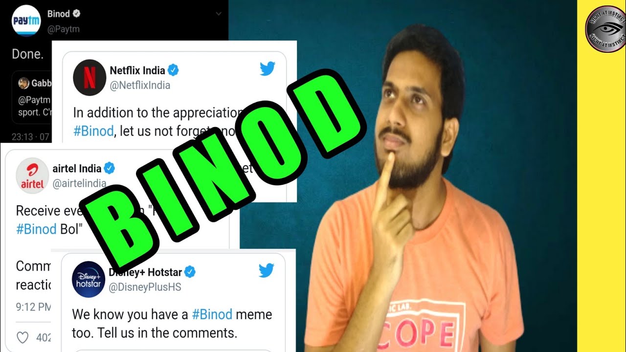 Who is BINOD?How we created a VIRAL MEME? |Why Indian Comments Section Is garbage(BINOD)|Binod Tamil