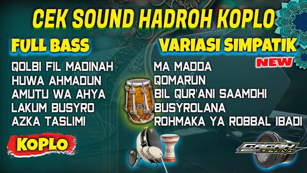 QOLBI FIL MADINAH SHOLAWAT KOPLO FULL ALBUM FULL BASS HAJATAN TERBARU 2025