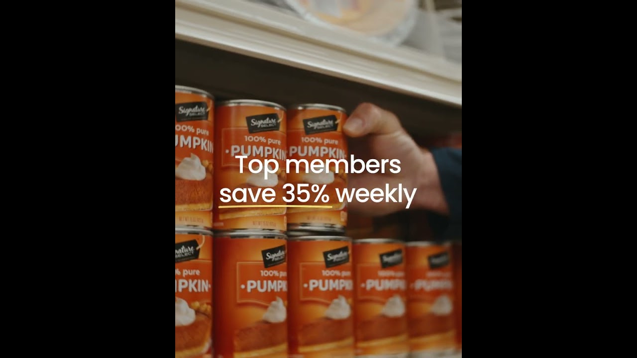Top members save up to 35% weekly with Pavilions for U&trade;️. Make your holidays sweeter, join and save.