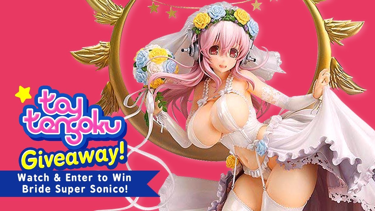Super Sonico 10th Anniversary Wedding Figure Review! | Toy Tengoku 59