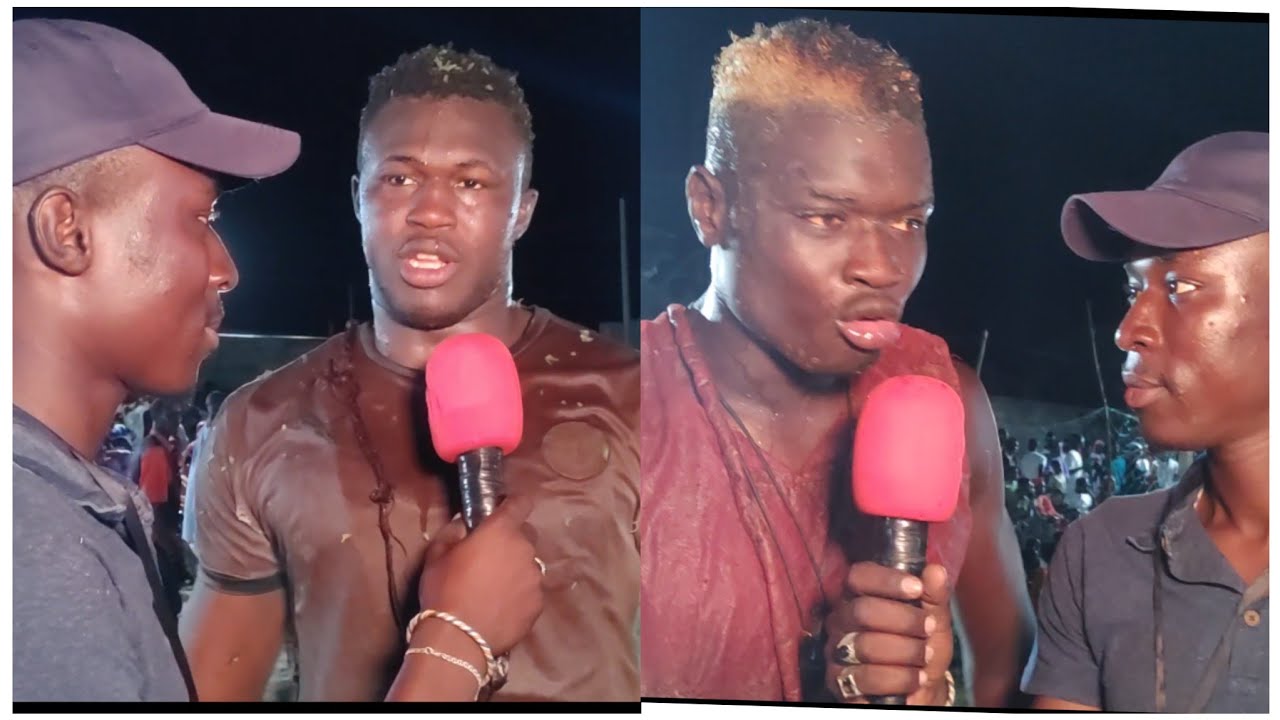 Guère de mots entre Brosse El bandit et Djidiack Djilasse avant finale 09 juillet 2023 à NDANGANE