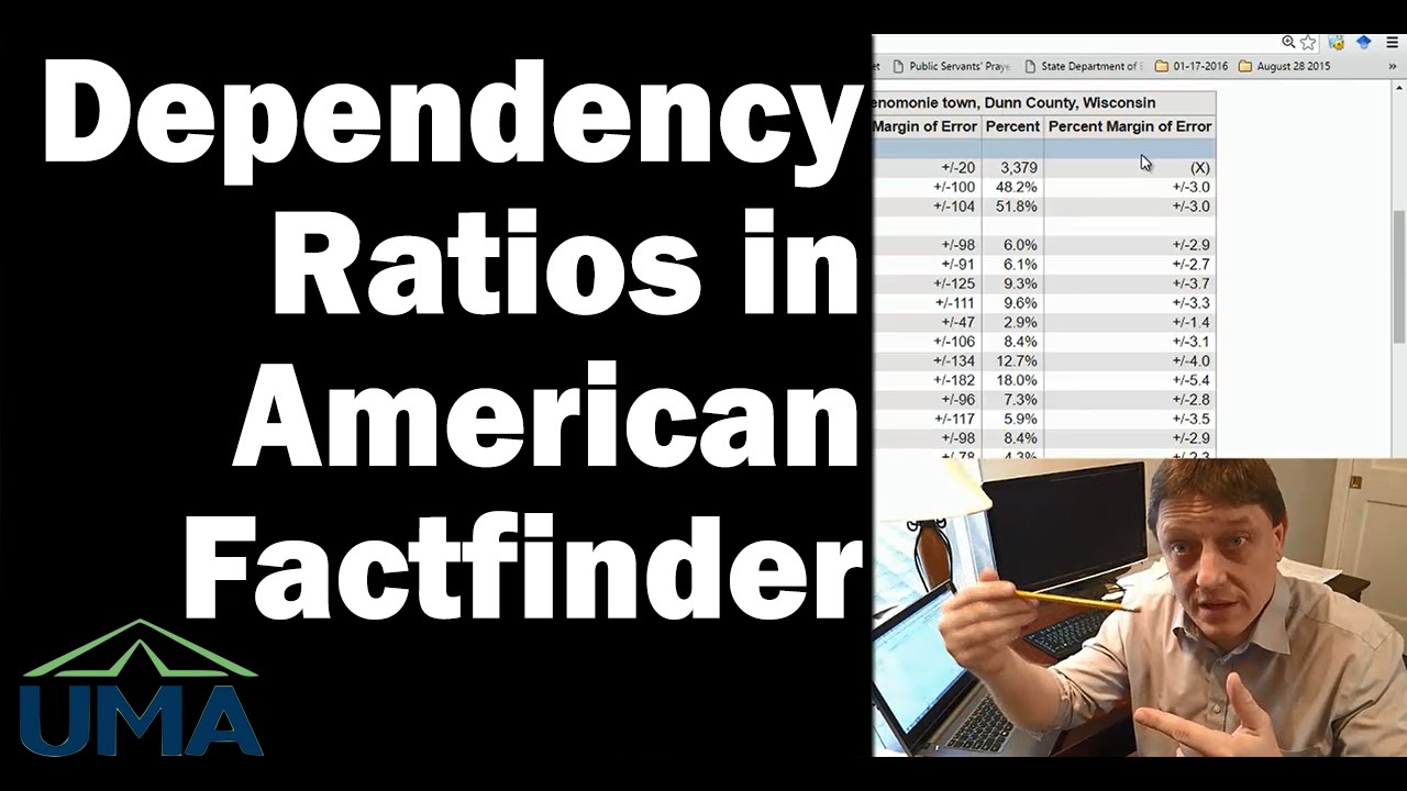 How To Calculate Dependency Ratios Using American Factfinder