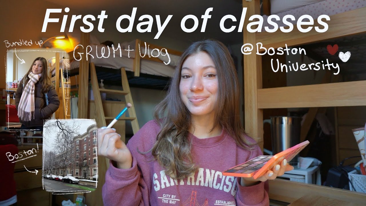 FIRST DAY OF COLLEGE @ Boston University *freshman year*