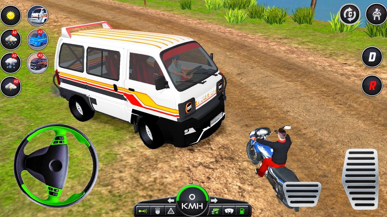 Van Driving Simulator Games 2026 - Public Minibus Realistic Offroad Driving - Android GamePlay