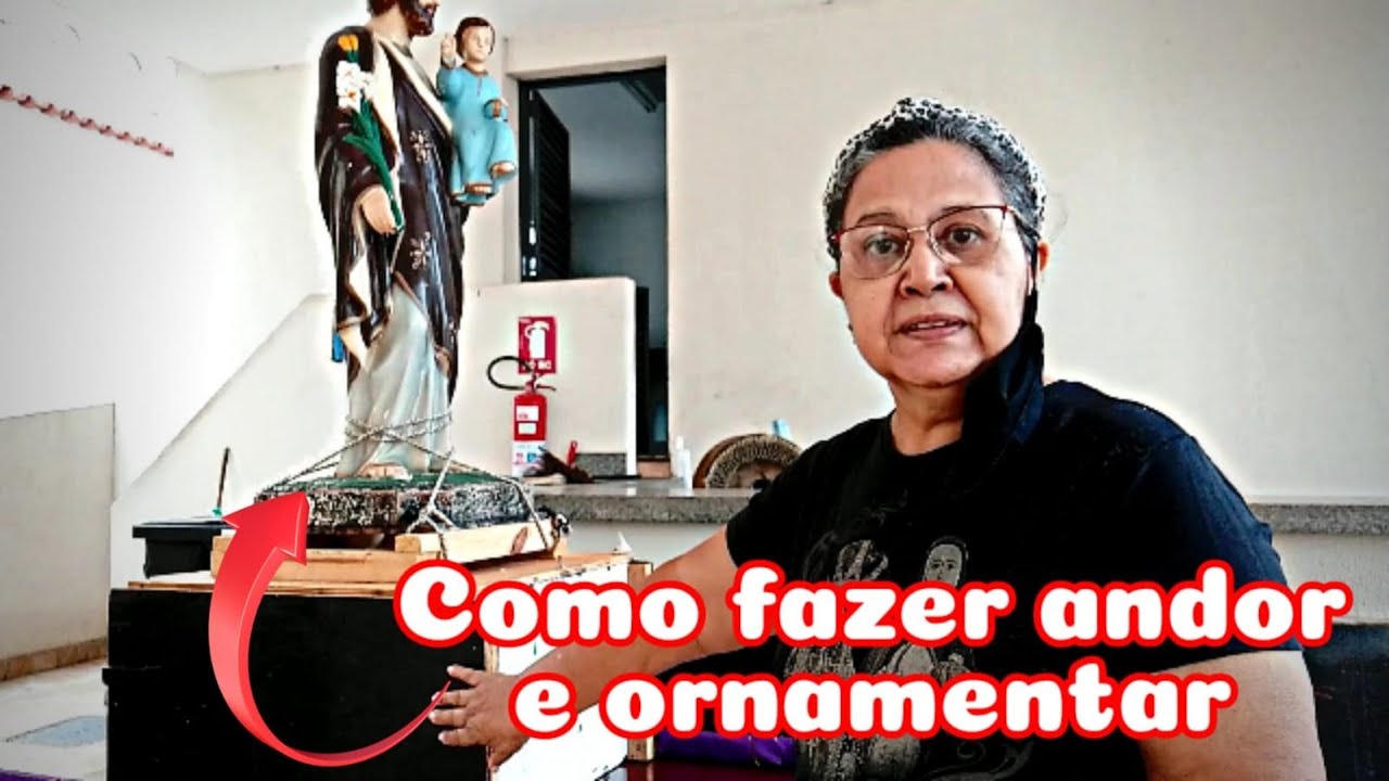 Materiais usados para fazer e ornamentar andor