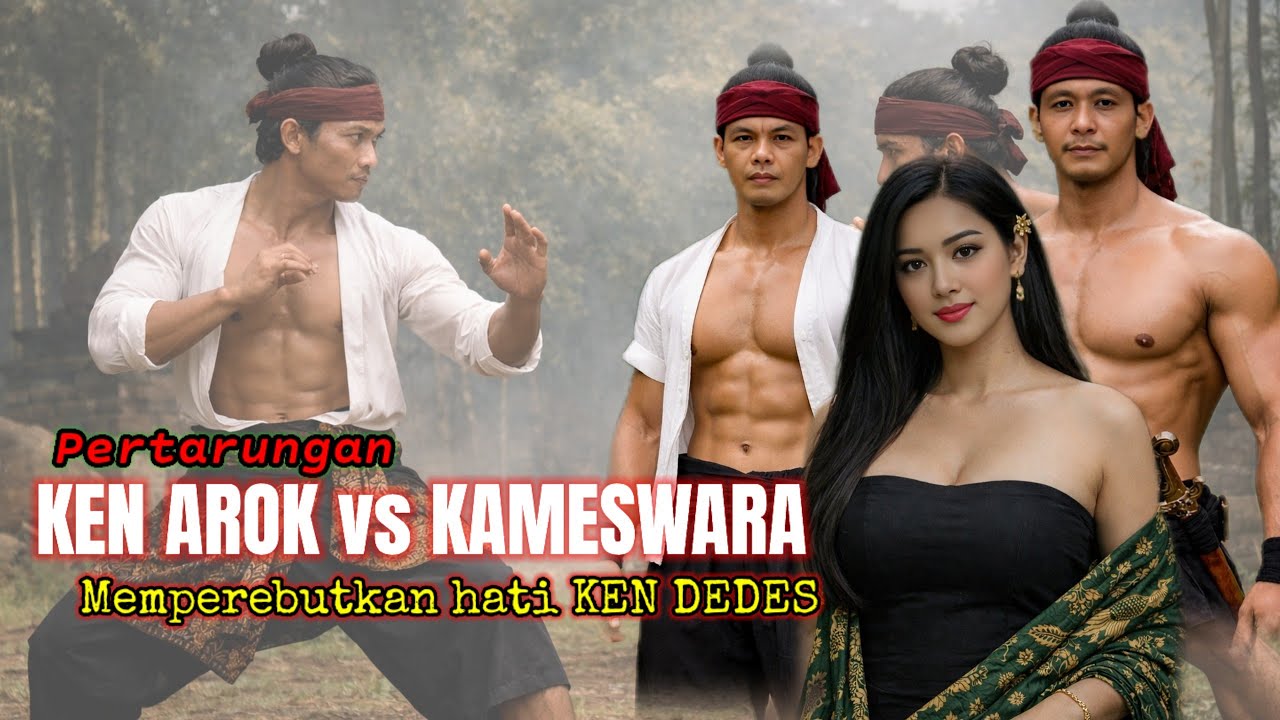 KEN AROK VS KAMESWARA || memperebutkan hati kendedes