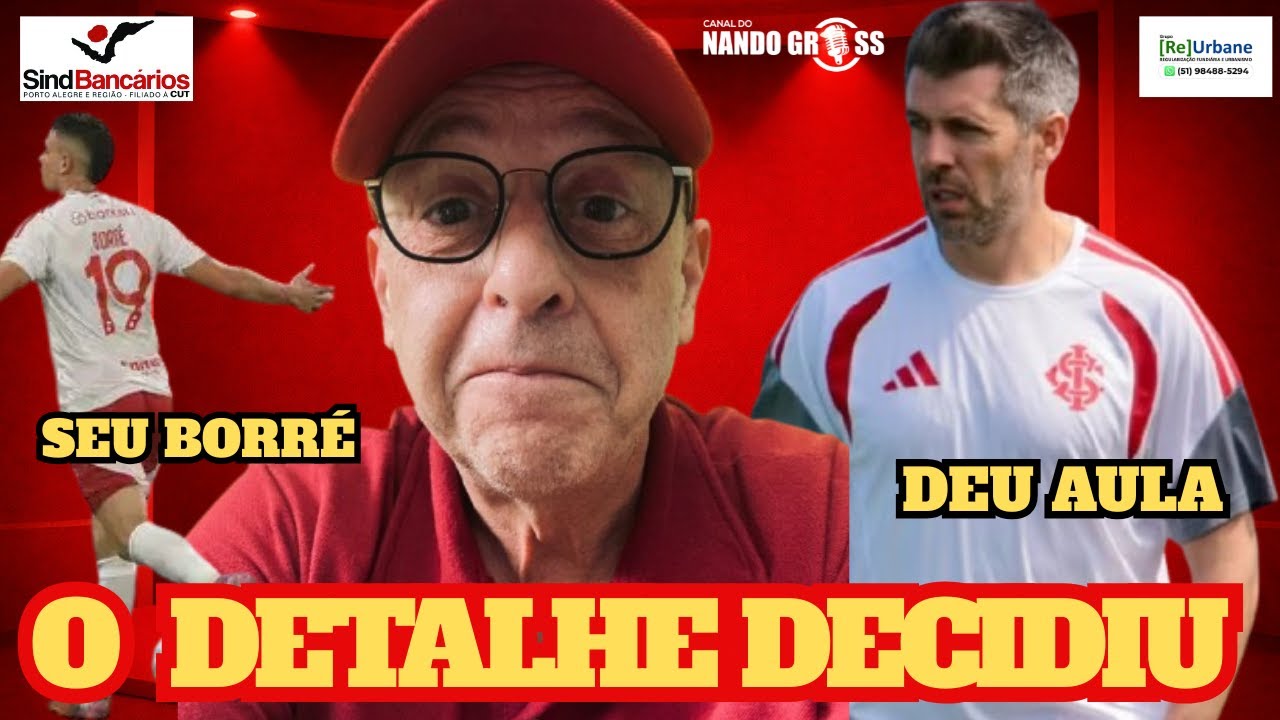 #INTER: EMPATE COM ASSINATURA DE BERNABEI/PEZZOLANO É O NOME DO MARACANÃ/SEU BORRÉ/A MUDANÇA TÁTICA