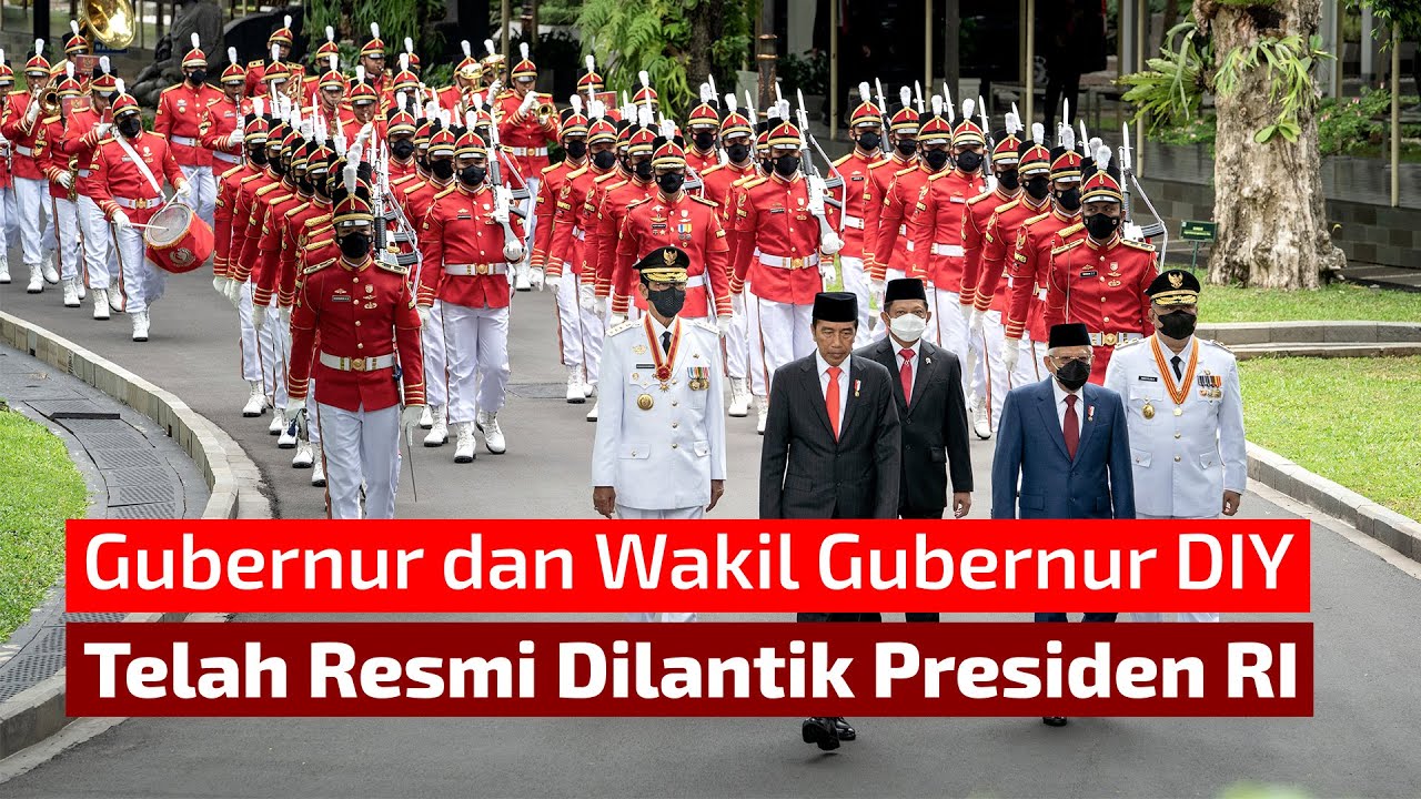 Gubernur dan Wakil Gubernur DIY 2022-2027 Telah Resmi Dilantik Presiden RI
