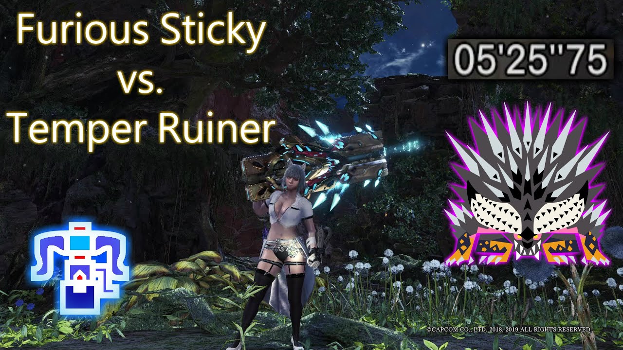 【MHWI】Temper Ruiner Nergigante 悉くを殲ぼすネルギガンテ TA Rules Sticky HBG ¤5:25¤