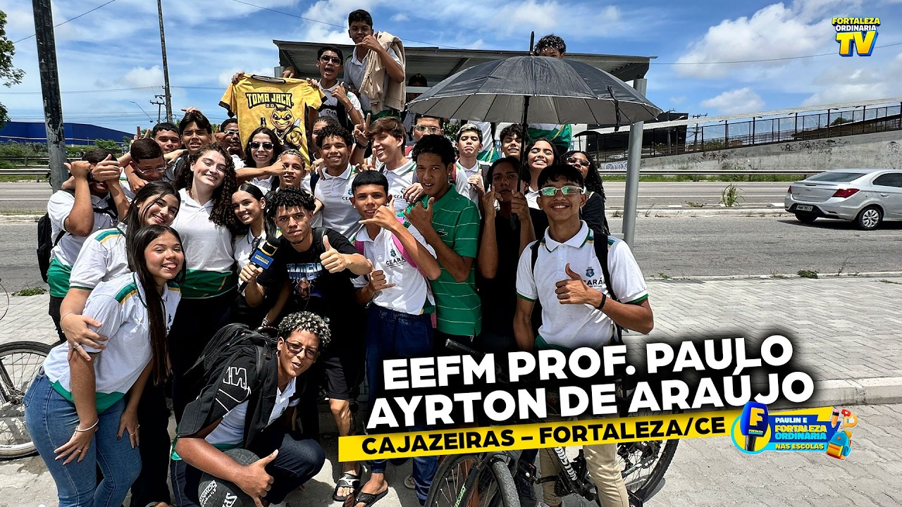 EEFM PROFESSOR PAULO AYRTON DE ARAÚJO - PAULIN E FORTALEZA ORDINÁRIA NAS ESCOLAS #012