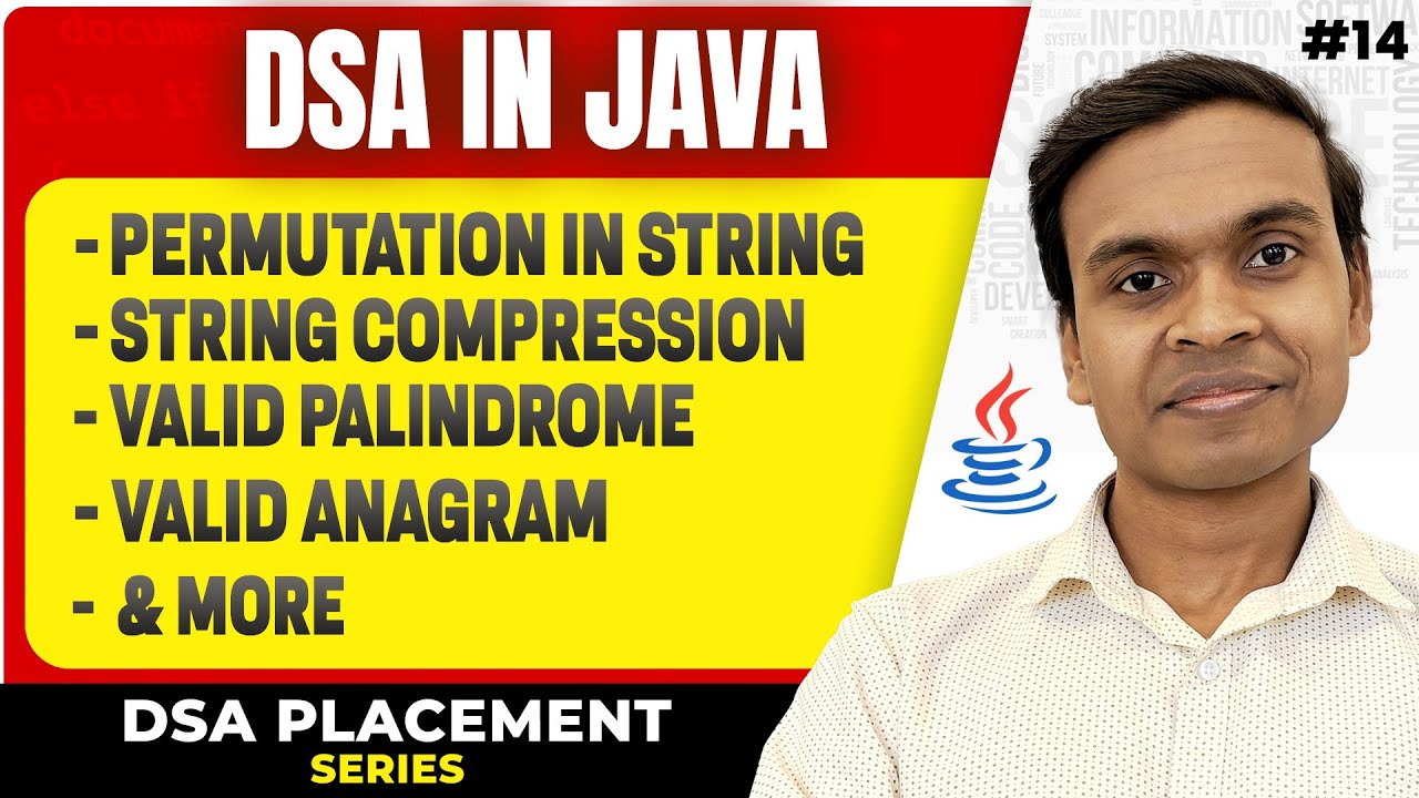 Top String Interview Questions in Java 💡 | LeetCode & GFG | DSA in Java Full Course #14