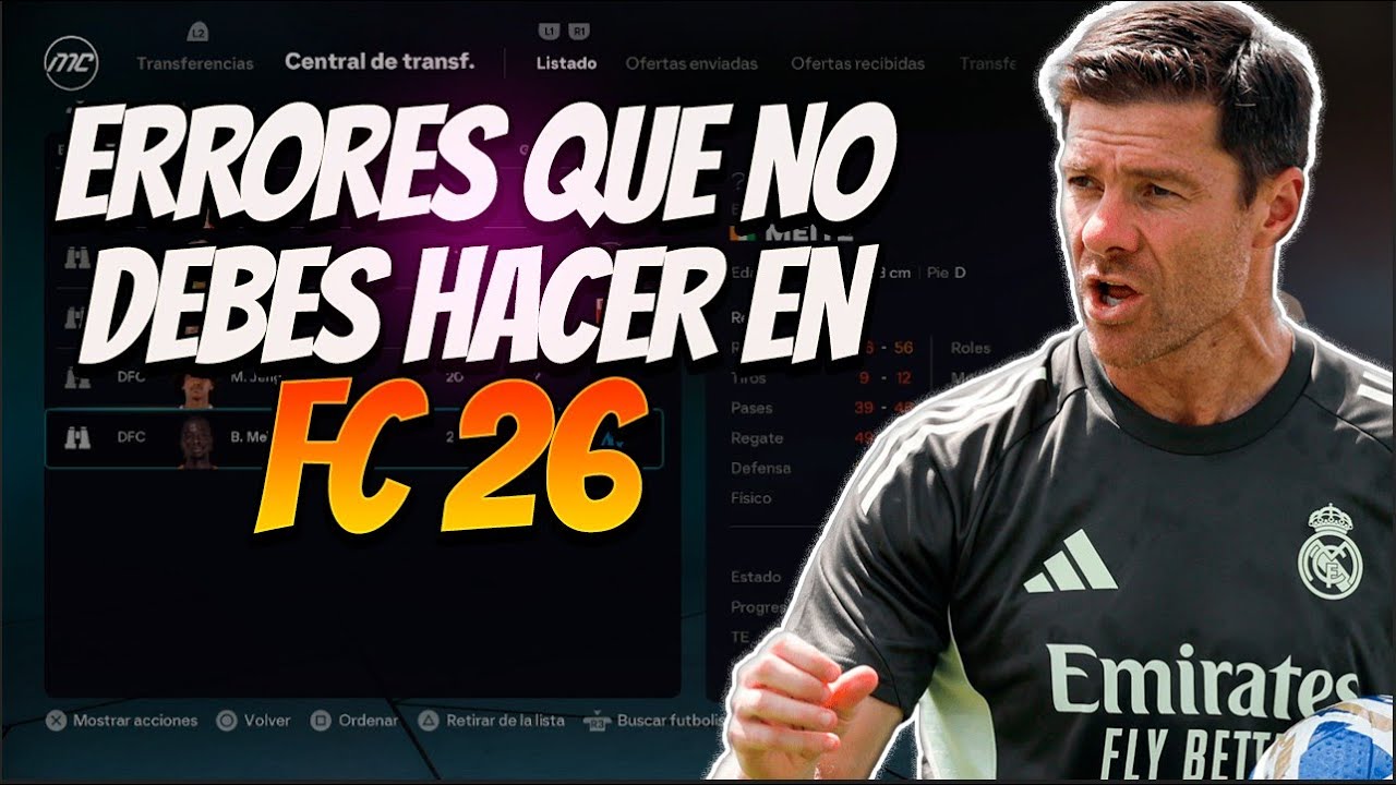 5 Errores que no debes de cometer MODO CARRERA en FC 26