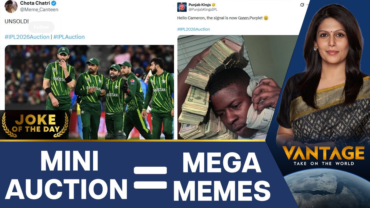 Рекордная ставка Кэмерона Грина на IPL вызвала волну мемов | Vantage с Палки Шармой | N18G