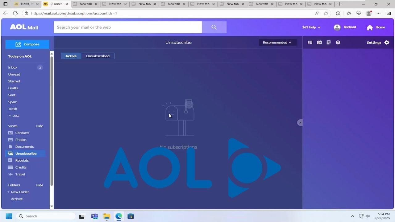 Как отписаться от электронных писем на AOL Mail [Руководство]