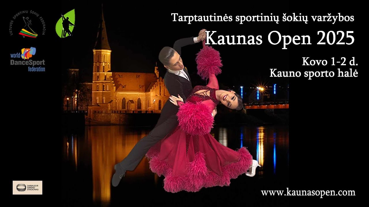 WDSF reitingo varžybos &ldquo;Kaunas Open 2025&rdquo;. 2 diena
