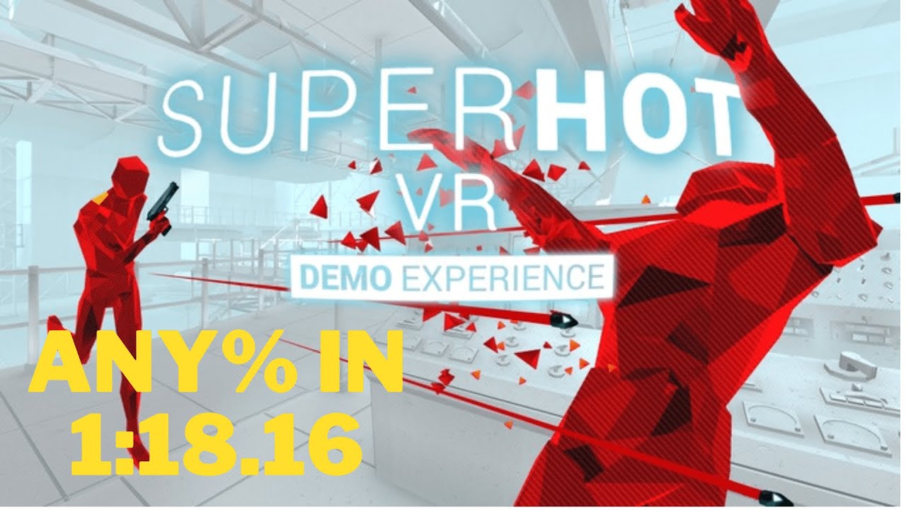 SUPERHOT VR Demo Speedrun in 1:18.16