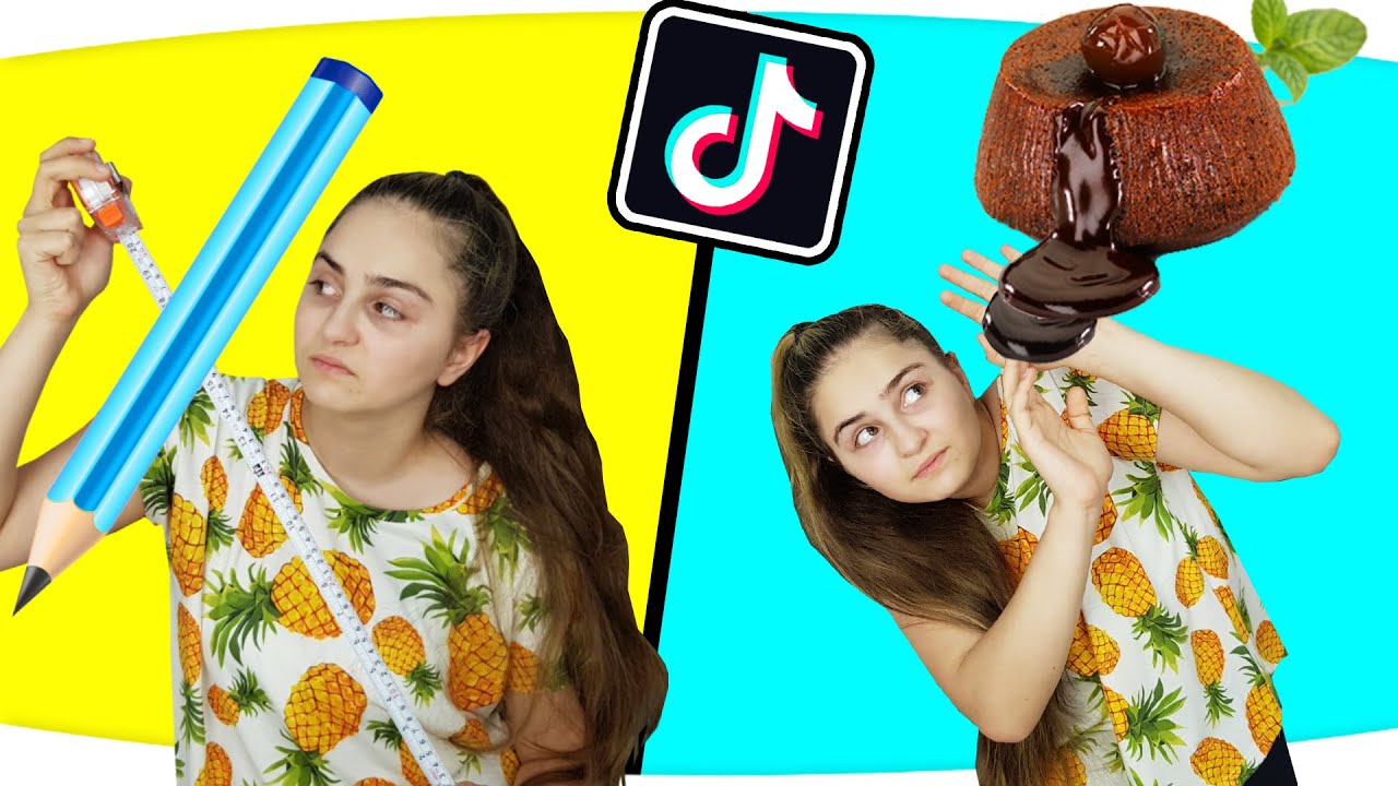 TikTok HAYAT HİLELERİNİ DENEDİK! #5 - Evde 5 Dakikada SUFLE Yaptık!!