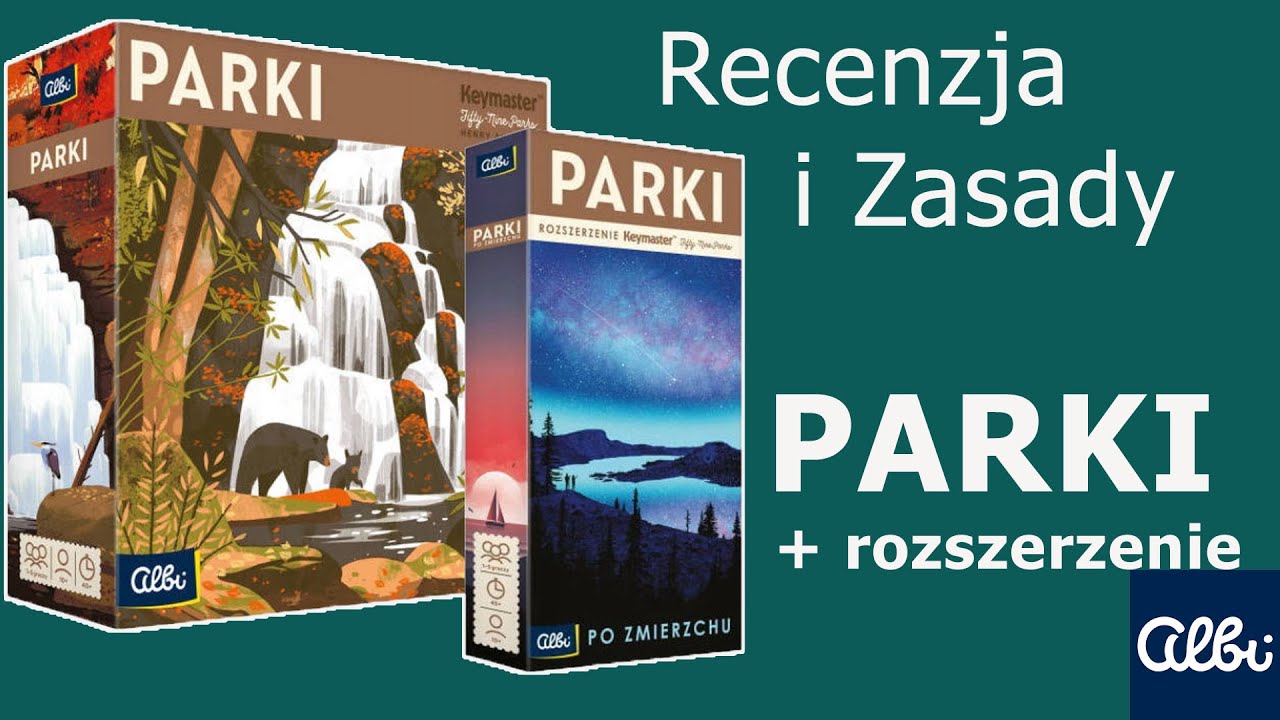 Parki - gra planszowa - recenzja i zasady + rozszerzenie Po Zmierzchu