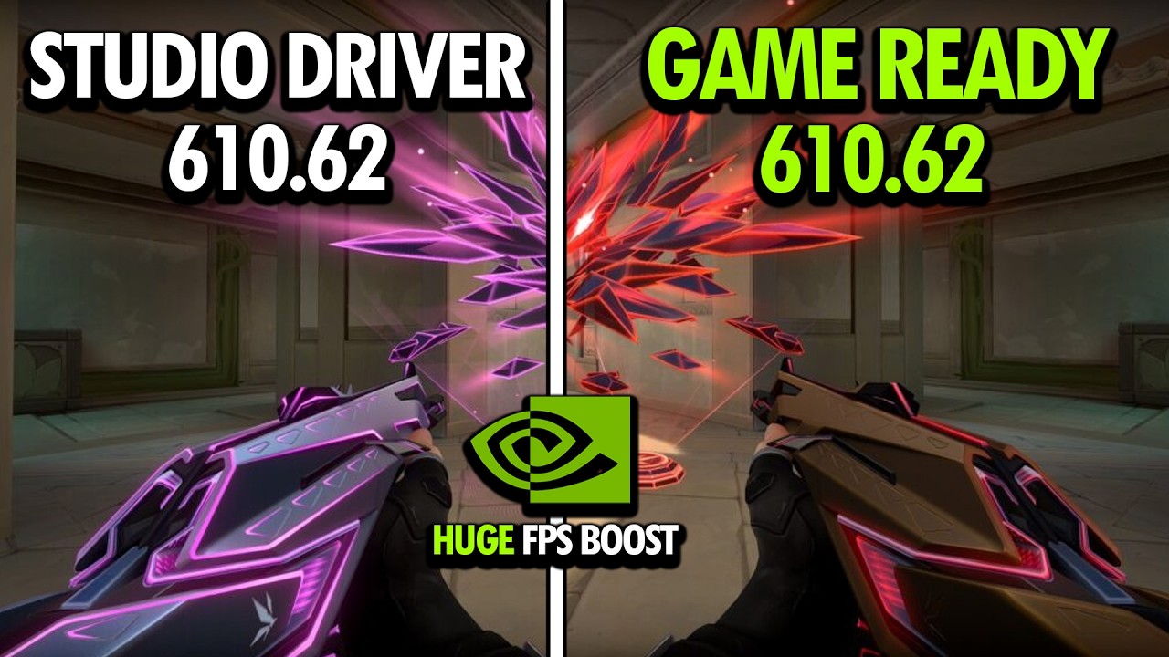Хватит использовать не тот драйвер &mdash; я протестировал NVIDIA 610.62 Game Ready против Studio Driver