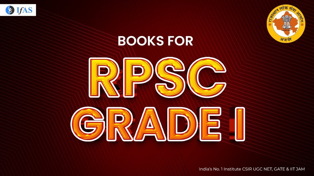 BOOKS FOR RPSC GRADE 1