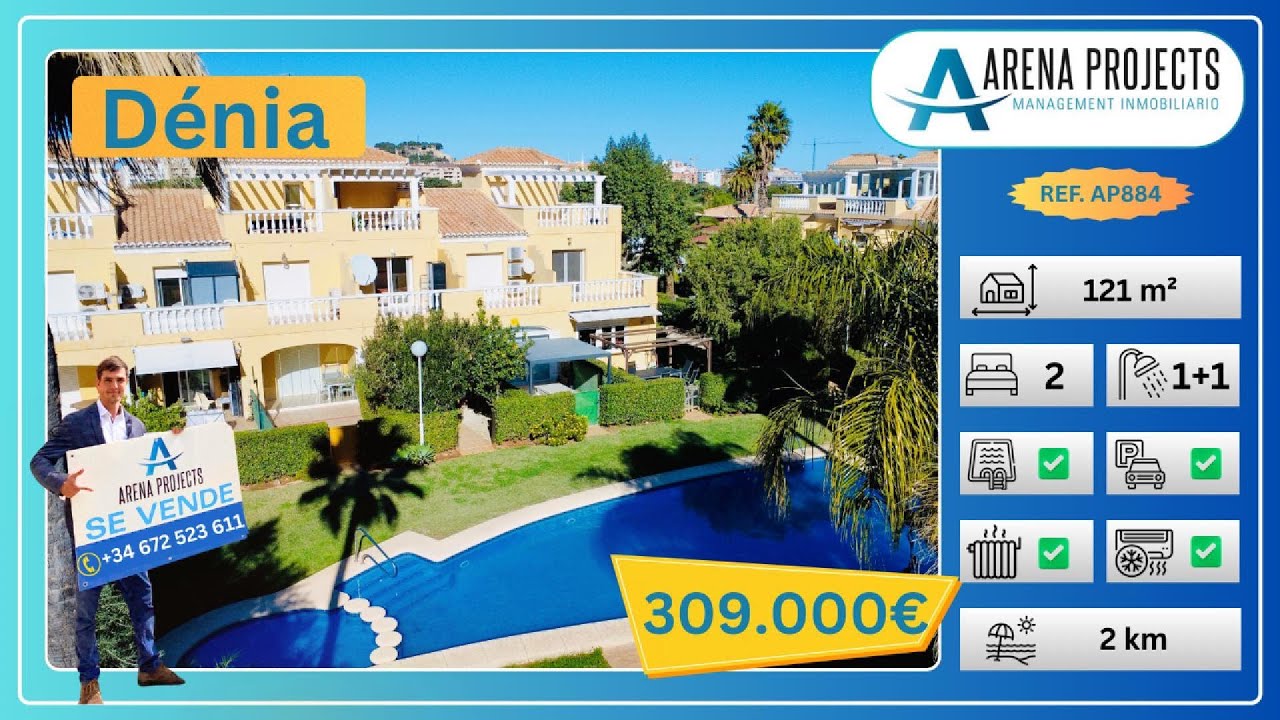 🏡 Bezugsfertiges Reihenhaus mit Solarium & Montgó-Blick – nahe dem Zentrum von Dénia - zu verkaufen