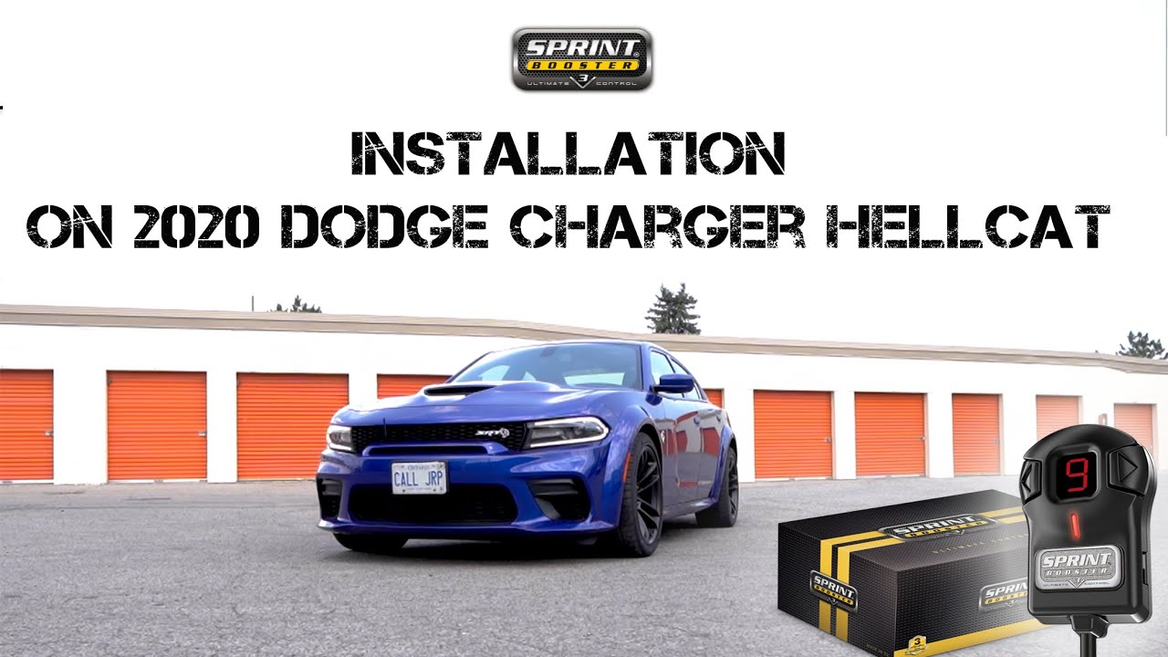 Sprint Booster installation on a 2020 Dodge Charger Hellcat