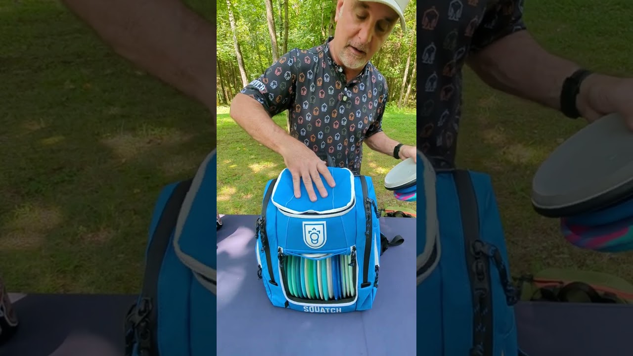 The Lore disc golf backpack