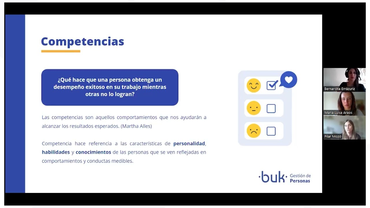 Webinar Buk: Aspectos fundamentales para una buena Evaluación de Desempeño