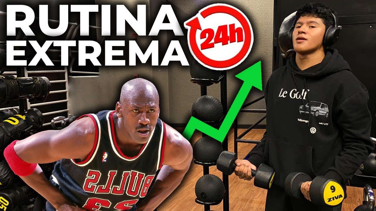 Probando la Rutina de MICHAEL JORDAN Durante TODO un Dia